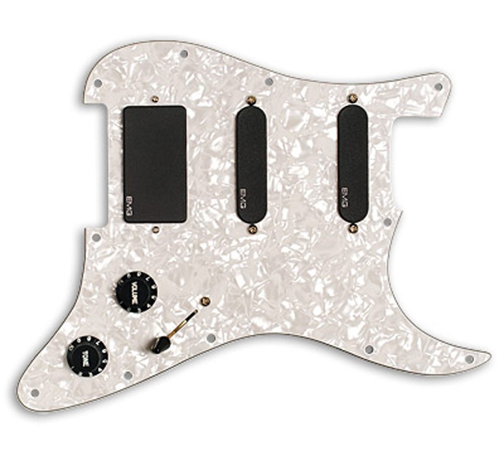 Image is loading EMG-KH20-Kirk-Hammett-S-S-81-Prewired-Pickguard-