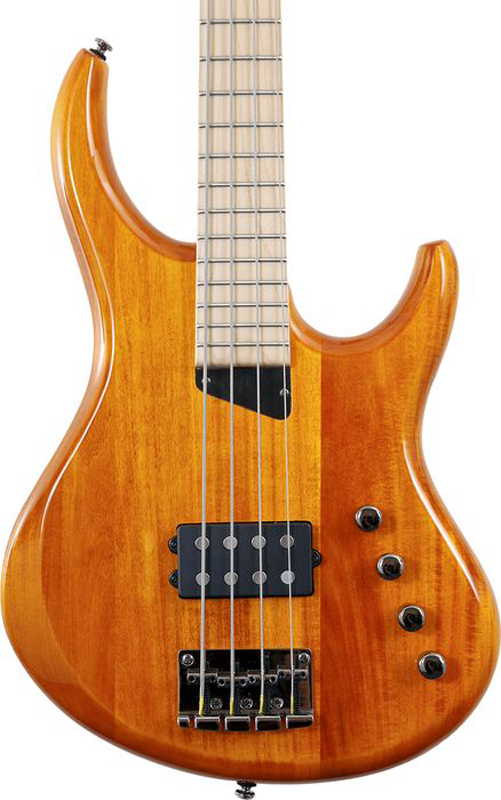 MTD Kingston Artist 4 String Bass Guitar Amber, Maple Fretboard eBay